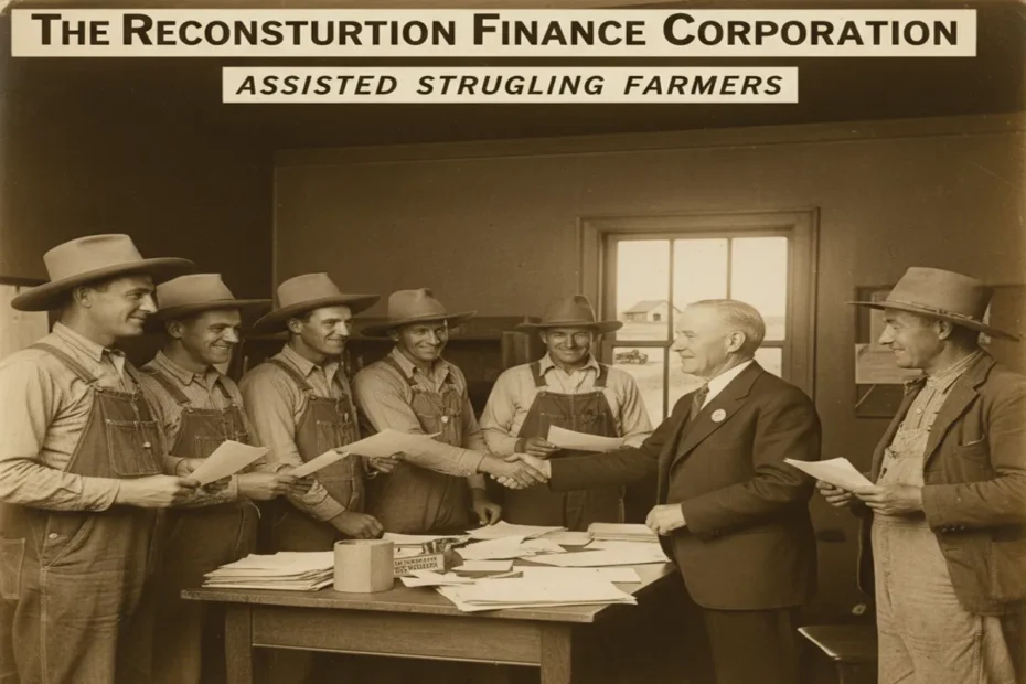 The Reconstruction Finance Corporation Assisted Struggling Farmers
